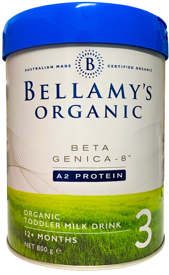 Sữa Bellamy's Organic đạm A2 số 3 lon 800g cho trẻ trên 12 tháng tuổi