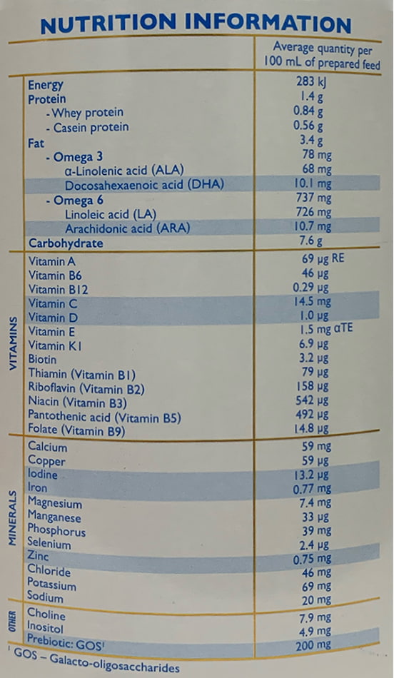 sữa bellamy's organic 8 hmos số 1 lon 800g