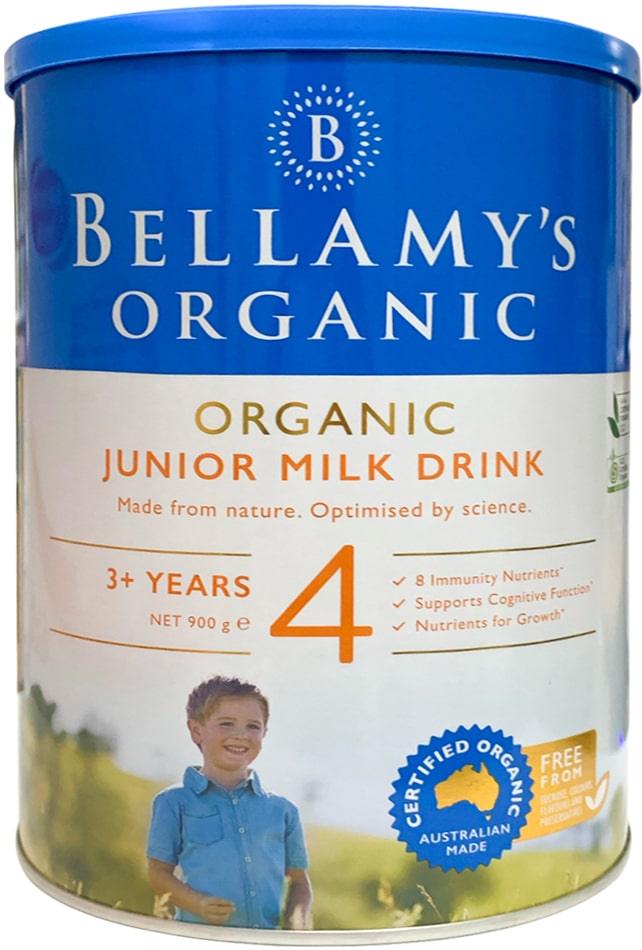 Sữa Bellamy's Organic Úc số 4 lon 900g cho trẻ trên 3 tuổi