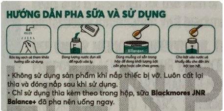Sữa Blackmores Junior Balance+ 400g cho trẻ 1-10 tuổi
