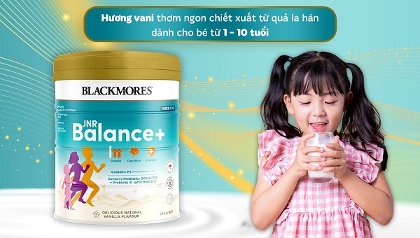 Sữa Blackmores Junior Balance+ 850g cho trẻ 1-10 tuổi