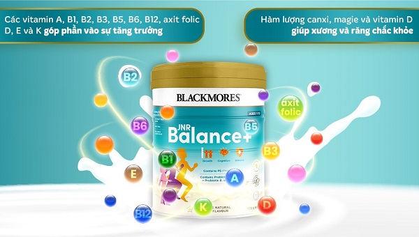 Sữa Blackmores Junior Balance+ 850g cho trẻ 1-10 tuổi