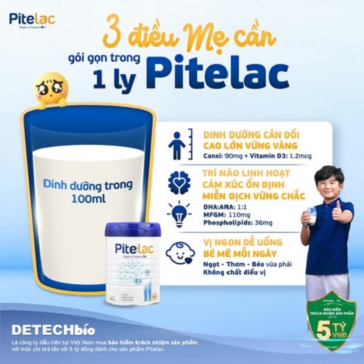 Sữa tăng chiều cao Pitelac Phần Lan