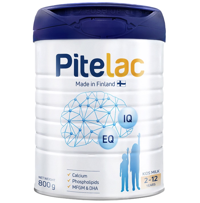 Sữa tăng chiều cao Pitelac lon 800g cho trẻ từ 2-12 tuổi