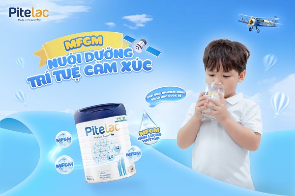 Sữa tăng chiều cao Pitelac lon 800g cho trẻ từ 2-12 tuổi