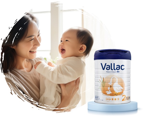 Sữa Vallac số 2 lon 800g cho trẻ từ 6-12 tháng