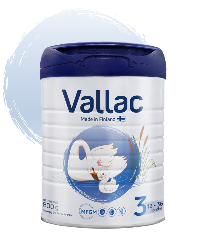 Sữa  Vallac số 3 lon 800g cho trẻ từ 1-3 tuổi