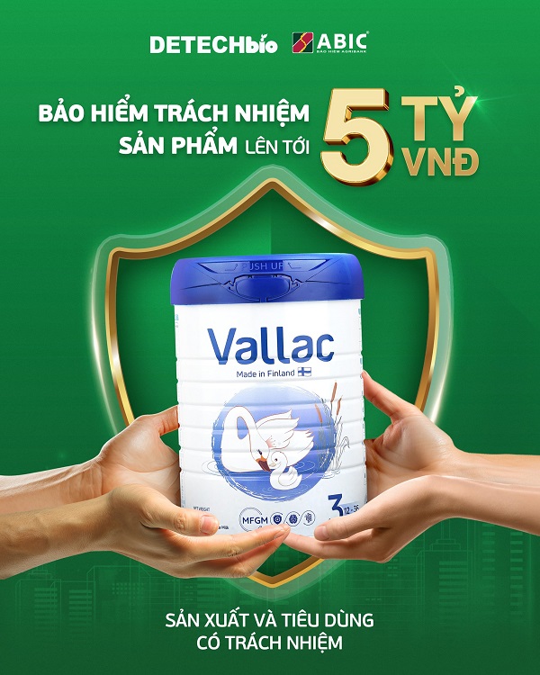 Sữa Vallac số 1 lon 800g cho trẻ từ 0-6 tháng