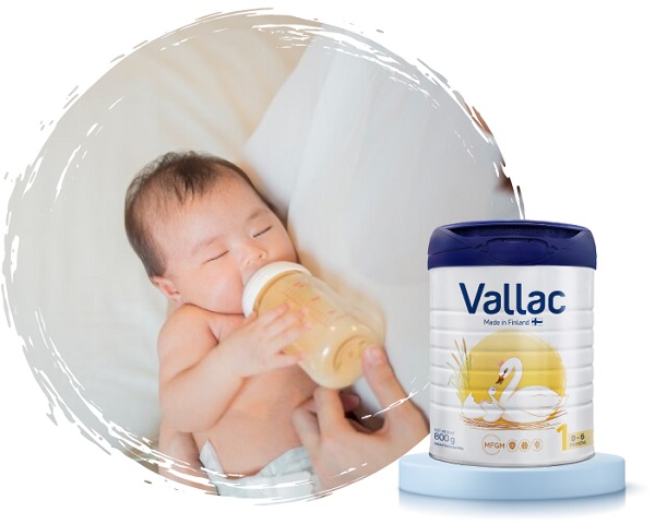 Sữa Vallac số 1 lon 800g cho trẻ từ 0-6 tháng 