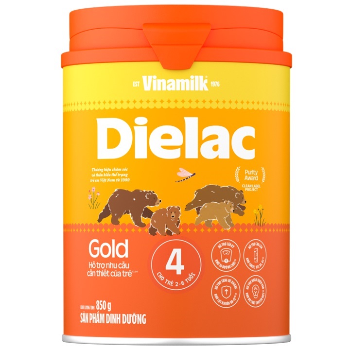 sữa dielac alpha gold số 4 lon 850g