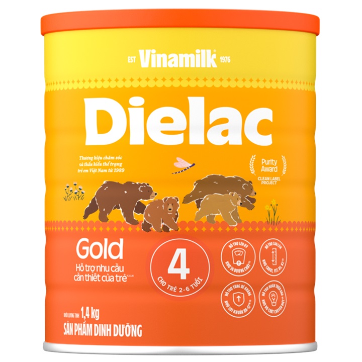sữa dielac alpha gold số 4 lon 1.4kg