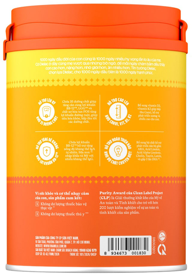 sữa dielac alpha gold số 3 lon 850g