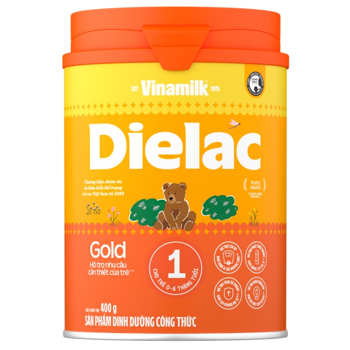sữa dielac alpha gold số 1 lon 400g
