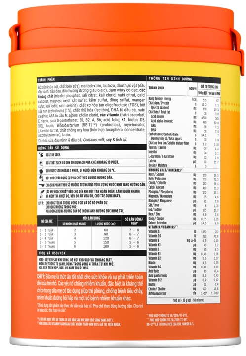 sữa dielac alpha gold số 1 lon 800g