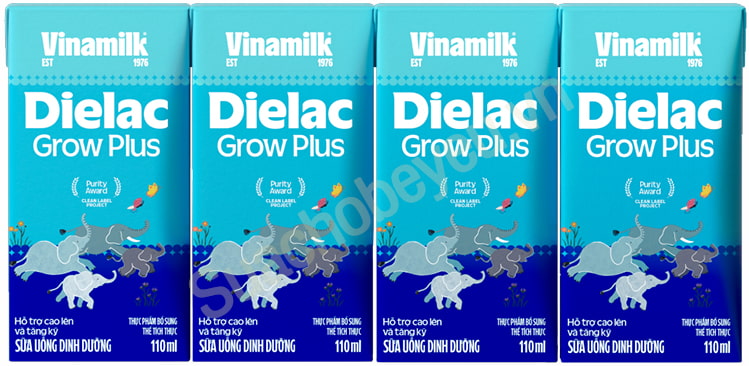 Sữa bột pha sẵn Dielac Grow Plus hộp 110ml 