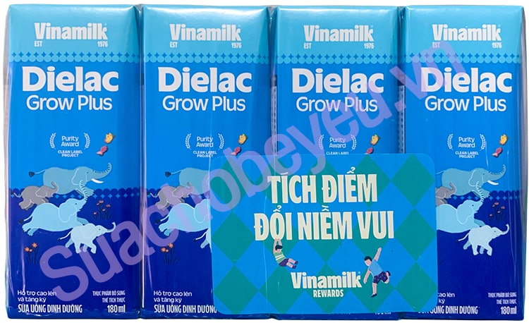 Sữa bột pha sẵn Dielac Grow Plus hộp 180ml