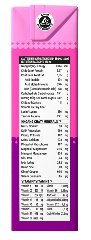 Sữa bột pha sẵn Dielac Grow hộp 180ml cho trẻ từ 1 tuổi