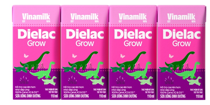 Sữa bột pha sẵn Dielac Grow hộp 110ml cho trẻ từ 1 tuổi