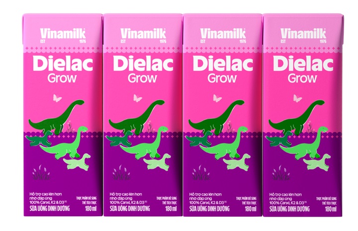 Sữa bột pha sẵn Dielac Grow hộp 180ml cho trẻ từ 1 tuổi