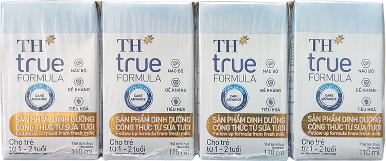 Sữa TH True Formula hộp 110ml cho trẻ từ 1 tuổi