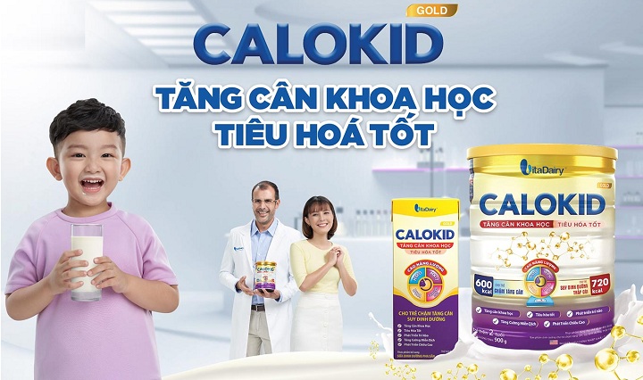 Sữa Calokid Gold đặc trị biếng ăn, tăng cân khoa học cho trẻ 1-10 tuổi