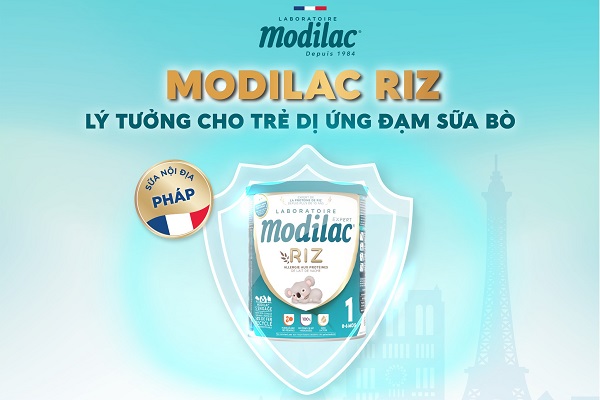 Sữa Modilac Expert Riz 1 lon 800g cho trẻ dị ứng đạm bò 0-6 tháng