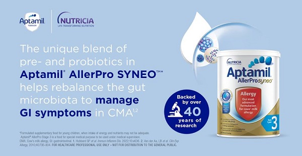 Sữa Aptamil AllerPro SYNEO số 3 lon 900g cho trẻ từ 1 tuổi