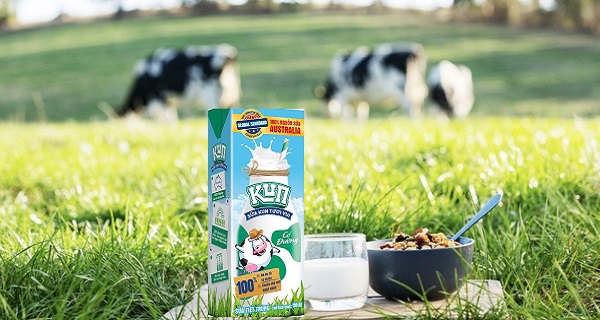 Sữa Kun Tươi Vui Ít Đường hộp 180ml