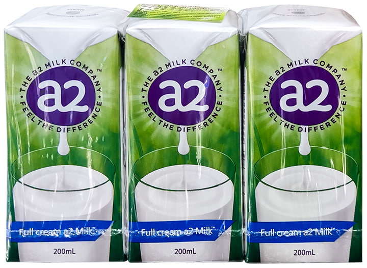 Sữa tươi Nguyên kem A2 Úc hộp 200ml