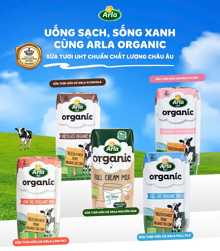 Sữa tươi Arla Organic