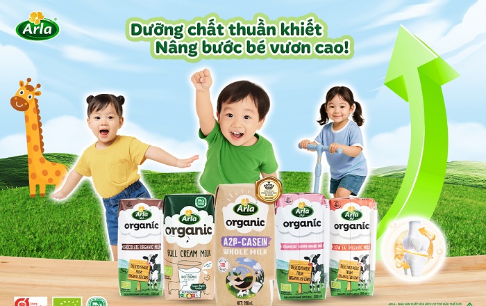 Sữa tươi Ít béo Arla Organic hộp 1 Lít