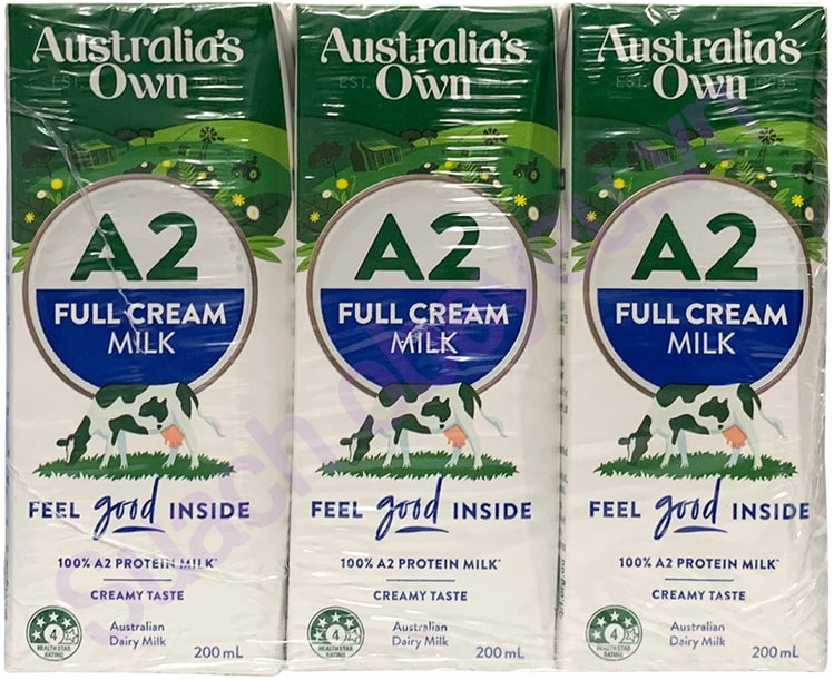 Sữa tươi Australia's Own A2 nguyên kem hộp 200ml