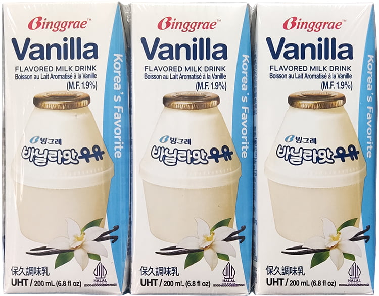 Thùng sữa Binggrae Hàn Quốc vị vani hộp 200ml