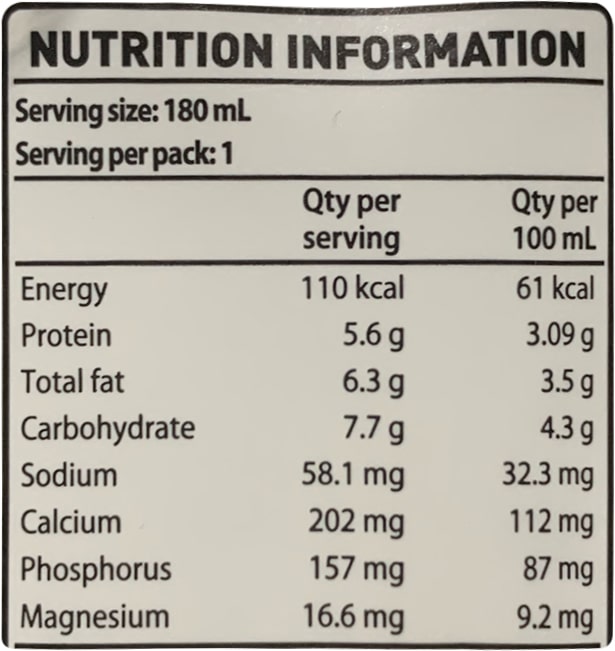 Sữa tươi úc moozi có đường hộp 180ml