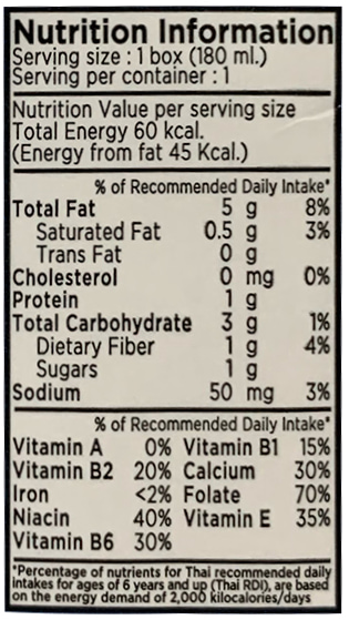 Sữa hạt 137 Degrees Mắc Ca Nguyên Chất hộp 180ml