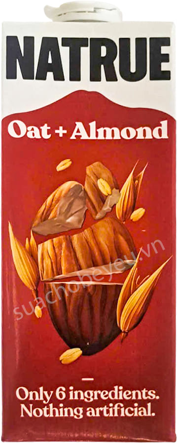 Sữa hạnh nhân yến mạch Natrue Oat Almond drink hộp 1 lít