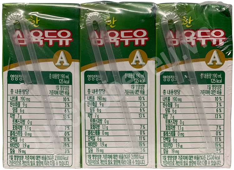 Sữa đậu nành SahmYook hộp 190ml