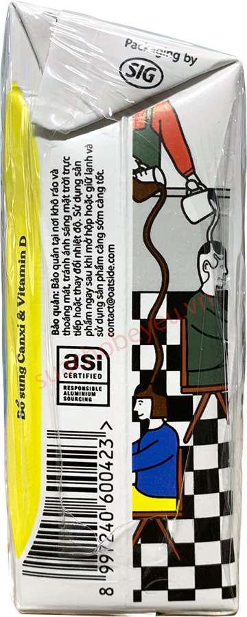 Sữa yến mạch Oatside Barista Blend hộp 180ml