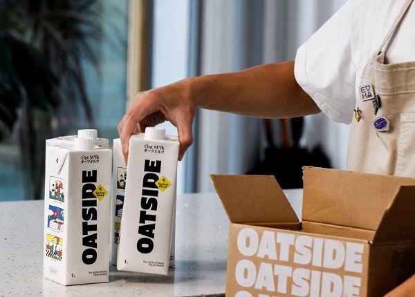 Sữa yến mạch Oatside đậm đà hộp 180ml có đường