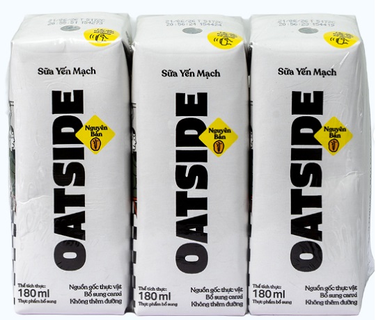 Sữa yến mạch Oatside Barista Blend hộp 180ml