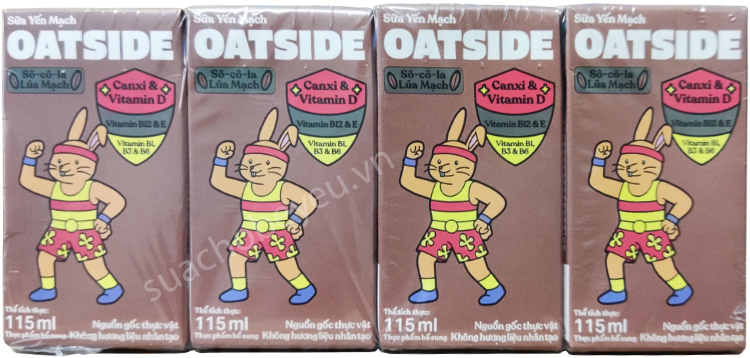 Sữa yến mạch Oatside Chocolate hộp 115ml