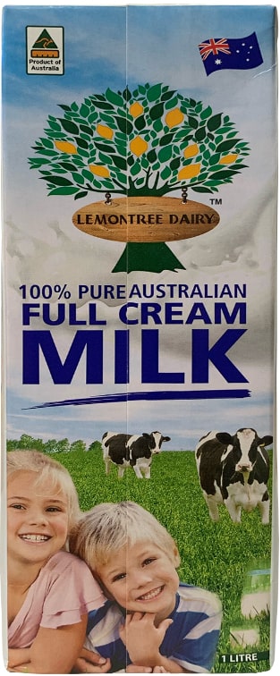 Sữa tươi nguyên kem Lemontree Dairy nhập khẩu Úc hộp 1 Lít