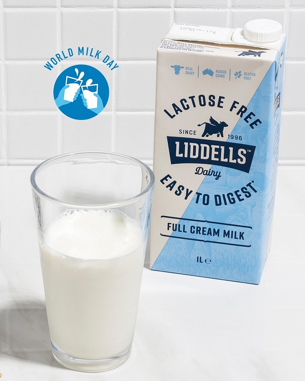 Sữa tươi Liddells Lactose Free nguyên kem Úc hộp 1 Lít