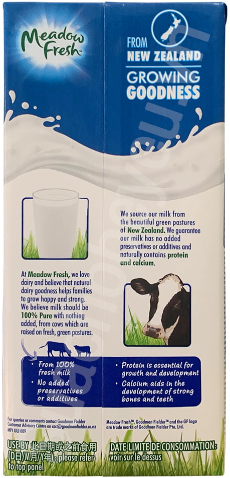 Sữa tươi nguyên kem Meadow Fresh hộp 1 Lít (Không nắp)