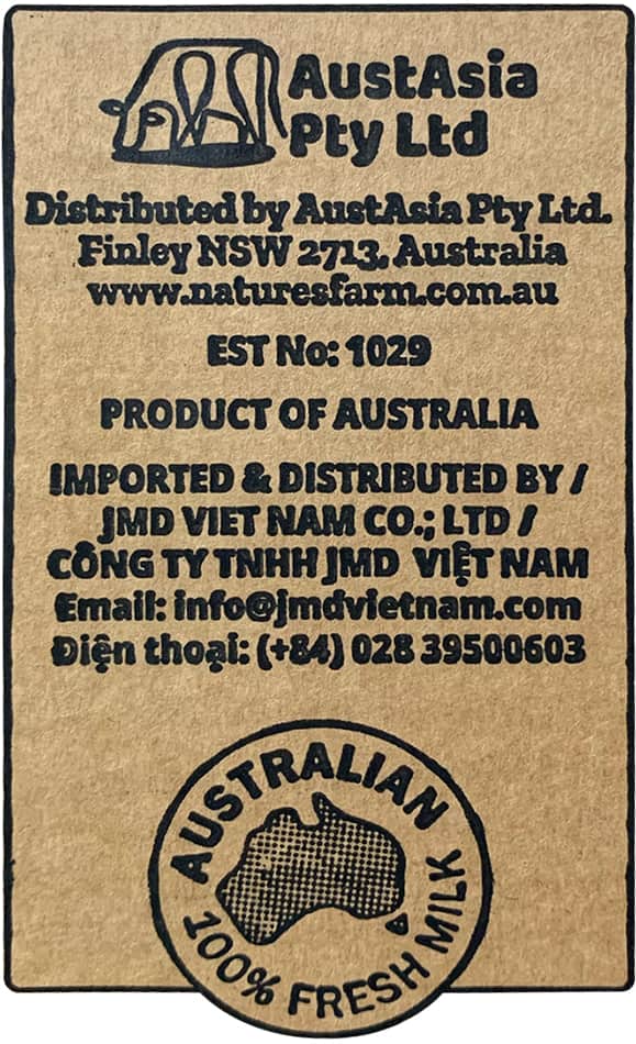 Sữa tươi nguyên kem Nature's Farm Úc hộp 150ml