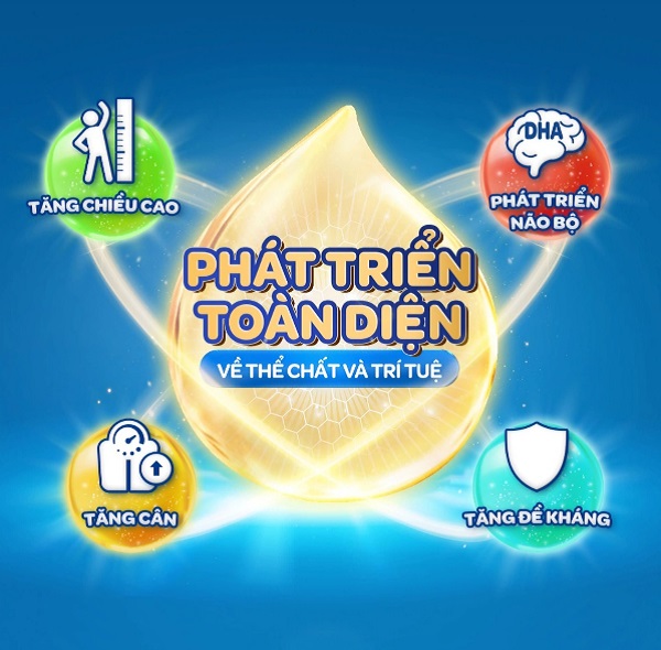 Các sữa công thức phát triển toàn diện cho trẻ sơ sinh và trẻ nhỏ