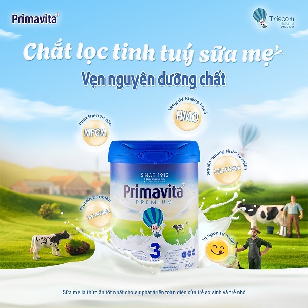 Các sữa công thức phát triển toàn diện cho trẻ sơ sinh và trẻ nhỏ