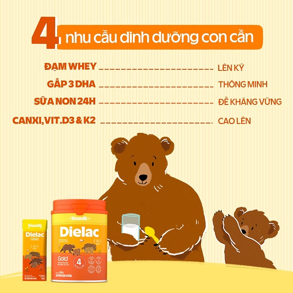 Top sữa phát triển trí não cho bé thông minh vượt trội