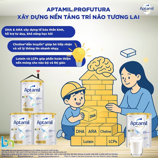 Top sữa phát triển trí não cho bé thông minh vượt trội