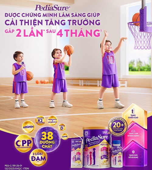 Sữa công thức dành cho trẻ suy dinh dưỡng, thấp còi